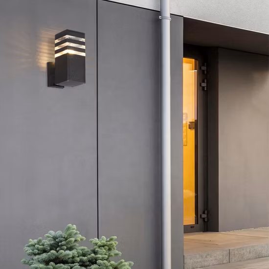 Quadratische wasserdichte IP65-Wandleuchten, Aluminium-LED-Wandleuchte nach oben und unten